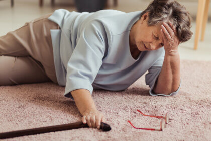 Most common causes of falls in the elderly